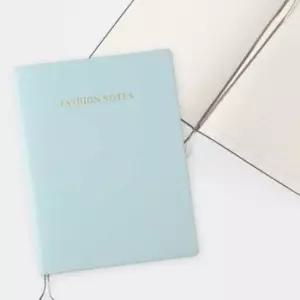 [문구] 가죽 노트 B6 스카이 유선 기자 수첩 필기용품