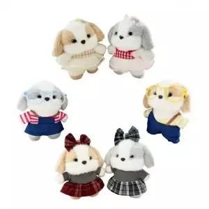 향기나는 점박이 토끼 인형 참 장식 가방고리 자동차 백팩 포인트