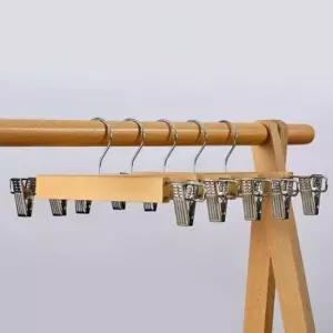 [생활] 네추럴 원목 바지걸이 20p