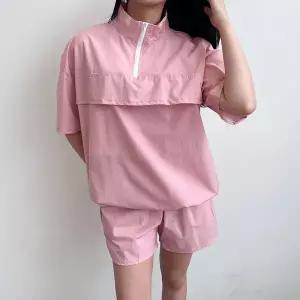 남녀공용 세션 아노락 여자 반팔 반바지 세트