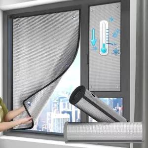 집 암막 창문 필름 태양 쉐이드 절연 알루미늄 호일 패드, 발코니 룸 자동차 유리, UV 차단 커튼 스크린 도