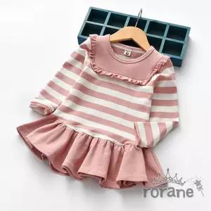 [퍼니메이커]단가라 프릴원피스 여아드레스 아동드레스 샤원피스 샤샤드레스