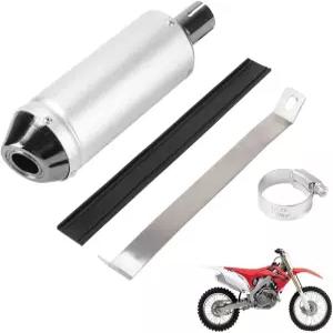 28mm 1.1인치 배기 머플러 파이프 키트 50cc 70cc 90cc 125cc 150cc CRF50 XR50 KLX 쿨러 SSR 덤프스타 TTR