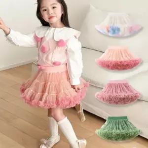 여아치마 파티튜튜 발레 레이스 샤 캉캉스커트 205379