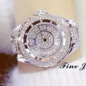 [퍼니메이커]엔틱 큐빅 볼드링 체인 시계 시계선물 20대시계 큐빅시계 손목시계 여성시계