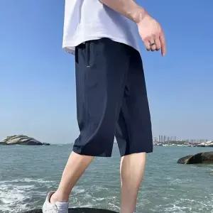 남성 반바지 허리밴딩 쿨링 얼음