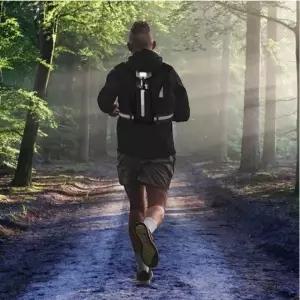 포켓 조끼 슬림 야광 반사 운동