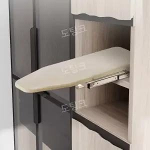 벽부착 다림판 슬라이딩 다리미 보드 가정용 옷장 입식 빌트인