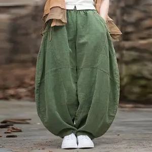 항아리바지 절바지 밴딩 한복 와이드 배기 계량