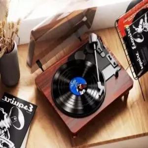 휴대용턴테이블 전축 야외 블루투스 LP플레이어