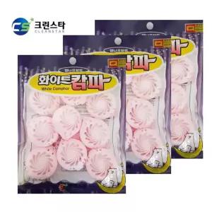 향나프탈렌 방충제 808 화이트캄파 3포장)/벌레/나프탈렌/망사형/소변기/옷장용/좀약/옷걸이용/옷장/탈취