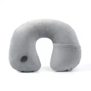 굿웰 에어 목베개(그레이)여행용 기내용 비행기 용쿠션 휴대용 준비 여행용 사무실