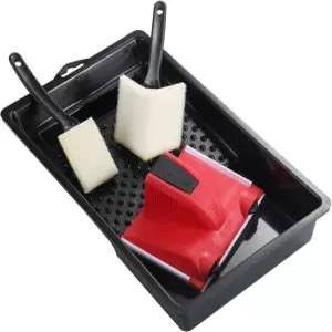 트림 및 터치업 패드가 있는 페인트 엣저 코너 페인터 트레이 가정 내부용 벽 가장자리 페인팅 패드 방