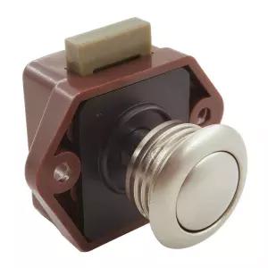 캠핑카 카라반 가구 잠금장치 푸쉬 도어락 타공 20mm경첩 부속품 서랍장손잡이 용품 잠금철물 DIY 문경용