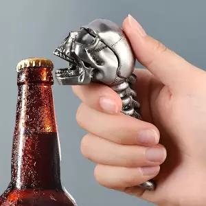 빈티지해골 병따개 병뚜껑따개 휴대용오프너 캠핑용오프너