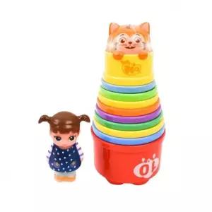 에듀컵 컵쌓기놀이 오감발달 숫자공부 콩순이장난감