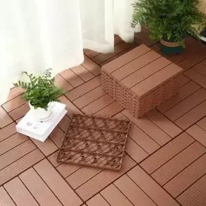 [아도라하우스]셀프 인테리어 미끄럼방지 베란다매트 타일 9장 1세트