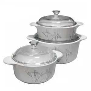 세라믹냄비 가정 직화 양수 냄비 코닝 원형세트 찌개 도자기