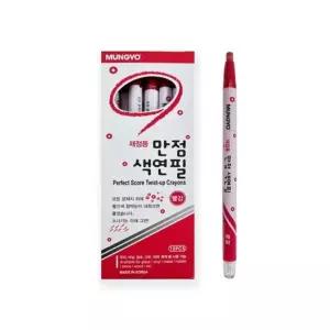 MUNGYO 3600 만점색연필 빨강 12개입 1타