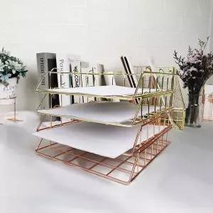 골드 서류 트레이