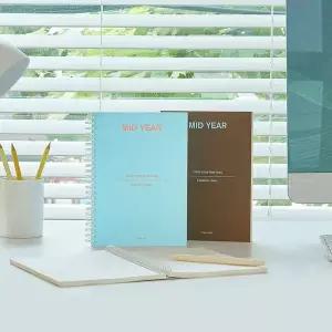 (만년형 6개월) 미드이어 데일리 플래너 A5 다이어리 스케쥴러