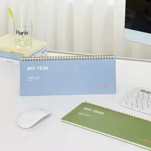 (만년형 6개월) 미드이어 위클리 플래너 데스크 스탠드 다이어리