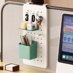 [문구/오피스] 화이트 철제 펀치보드 벽걸이 정리판