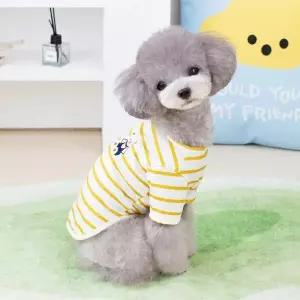 애견옷 하트곰 스트라이프 반팔 티셔츠 강아지옷