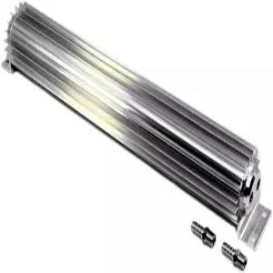 클래식 핫로드 퍼포먼스 카 및 트럭과 호환되는 유니버설 18인치 듀얼 패스 알루미늄 핀 변속기 오일 쿨러