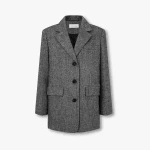 [롯데백화점]보브 백 버튼 디테일 싱글자켓gr7155410001