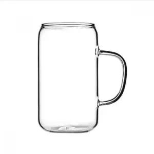 [셀러에이드]머그잔 500ml 내열 유리컵 홈카페 커피잔 찻잔