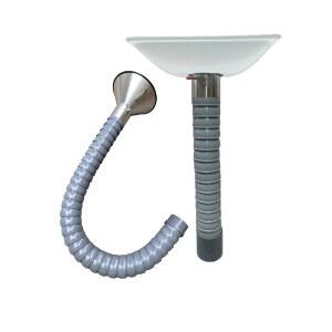 플렉시블 집진 후드 흡입 260mm 집진기 스테인리스 산업용 커버 암 배관 110mm 1m 직경