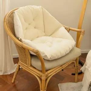 TBZ 사무실 의자 푹신한 허리 받침 방석 등받이 쿠션 등받이쿠션방석