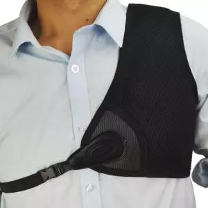 샤로우 양궁 가슴 보호대 나일론 사격 사냥 왼쪽과 오른쪽을 위한 1피스