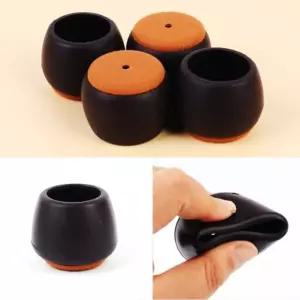 원형 의자발커버 4P 적정 37-40mm 의자캡 의자 덮개소음방지 바닥보호 의패드 끌림 의캡 미끄럼 책상고정