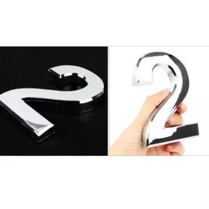 입체숫자 이 대 2 간판 숫자 표시 번호 호실 좌석 대기 테이블 사물함 넘버링 테이블표