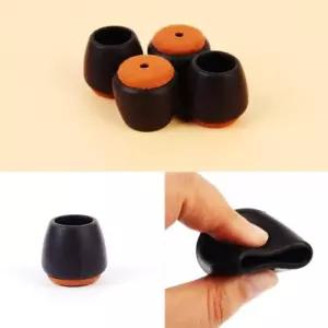 원형 의자발커버 4P 적정 21-24mm 의자 소음방지방지캡 바닥보호 의패드 끌림 의캡 미끄럼 책상고정 다리