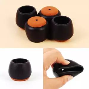 원형 의자발커버 4P 적정 30-33mm 덮개 식탁 싸게소음방지캡 바닥보호 의자 의패드 끌림 의캡 미끄럼 책상