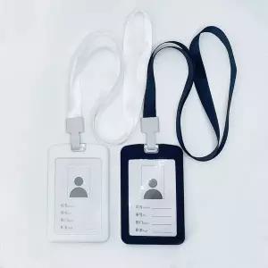 사원증케이스 실리콘 목걸이 사원증 명찰 케이스