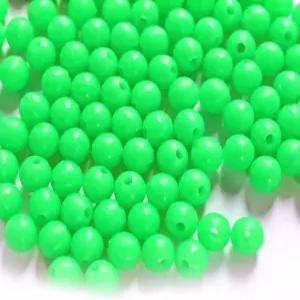 낚시 구슬 6mm 어두운 속에서 빛나는 메기 장비 브래드 슈퍼 미끼 컷 플러그 액세서리 소금물