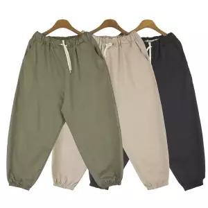 남자마바지 도언 남자 린넨 벌룬 조거팬츠