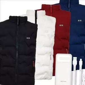 방한 발열 조끼 경량 고스카 발열 조끼 usb 배터리 골프