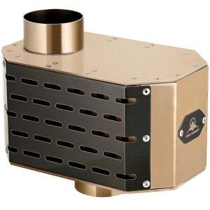 304 직경 70mm 굴뚝이 있는 목재 연소 스토브를 위한 스파크 어트랙터 및 텐트 보호 기능이 있는 스테인리스 스틸 굴뚝 플랫폼, 로즈 골드