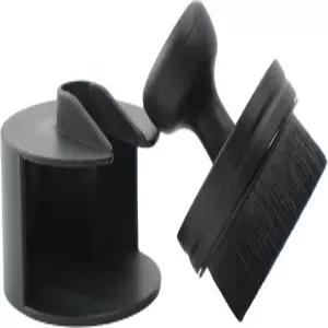 VIKING 타이어 광택 도포 브러시 자동차 드레싱 디테일링 및 세차 키트용 보관 스탠드 포함 블랙 직경