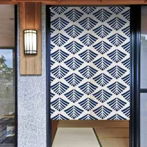 일본식 주방 커튼 횟집 가리개  주방커튼 가림막 장식