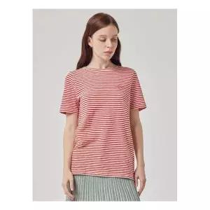 샤트렌레드 잔단가라 하트 포인트 티셔츠 HCCMTS208