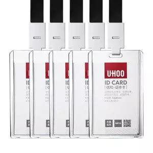 사원증케이스 아크릴 목걸이 사원증 명찰 케이스 5P