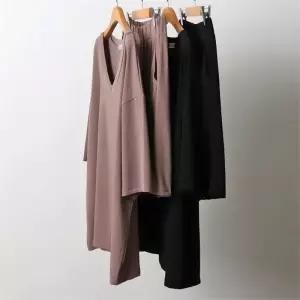 빅사이즈사랑해요 I926L207 아이스브이티팬츠세트 RA (8853695A)