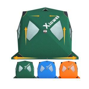 빙어 낚시 겨울 방한 육각 텐트 빙어낚시텐트 방풍 얼음 원터치