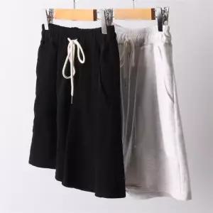 빅사이즈사랑해요 I814L206 코튼앞포켓밴딩반바지 GO (8720185A)